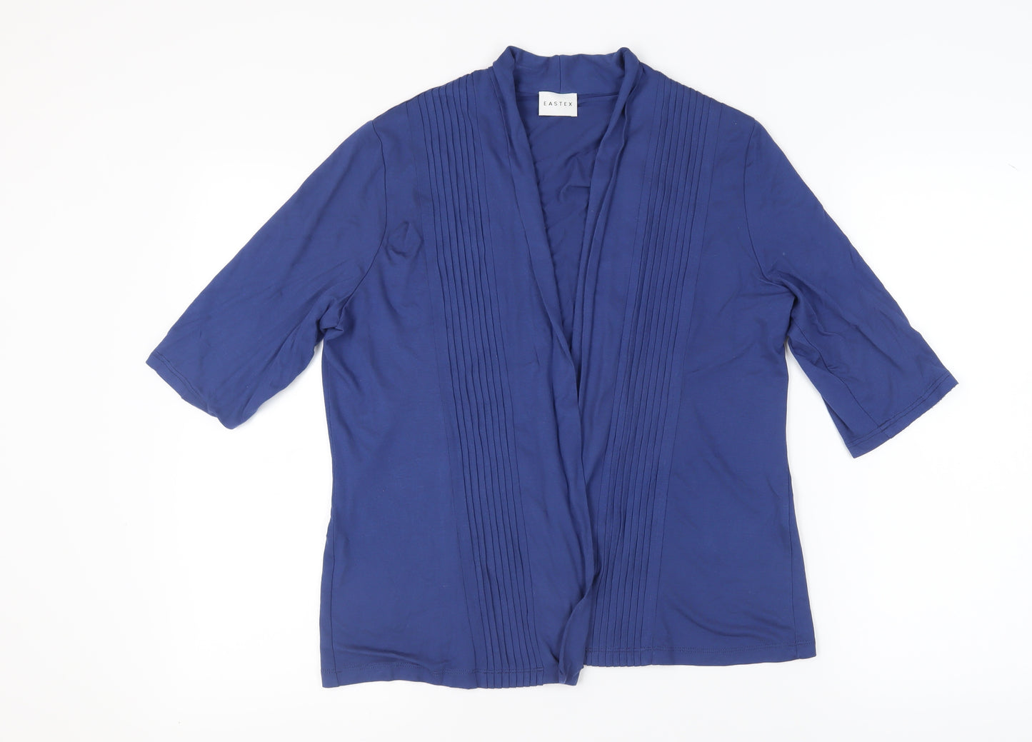 Eastex Women's Blue 3/4 Sleeve Top Size 14