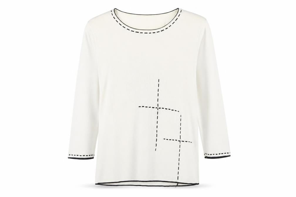 Front view of SKY designs Women's Ivory jumper, Size 2XS