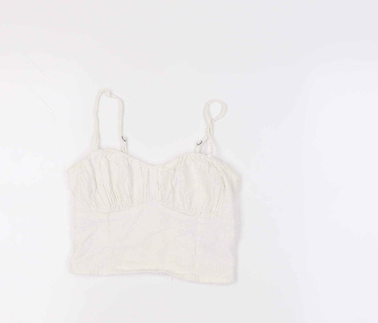 Hollister Women's White XS Camisole Slim Fit Top