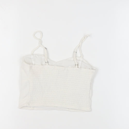 Hollister Women's White XS Camisole Slim Fit Top