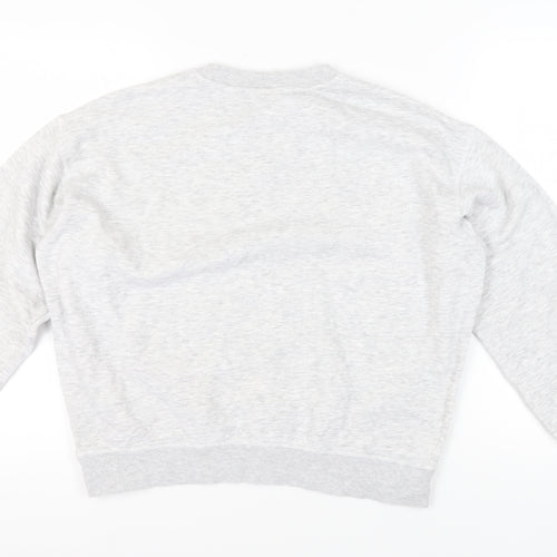 H&M Women's Grey Pullover Sweatshirt Size 12
