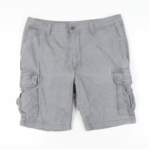 Marks and Spencer Men's Grey Cargo Shorts 38