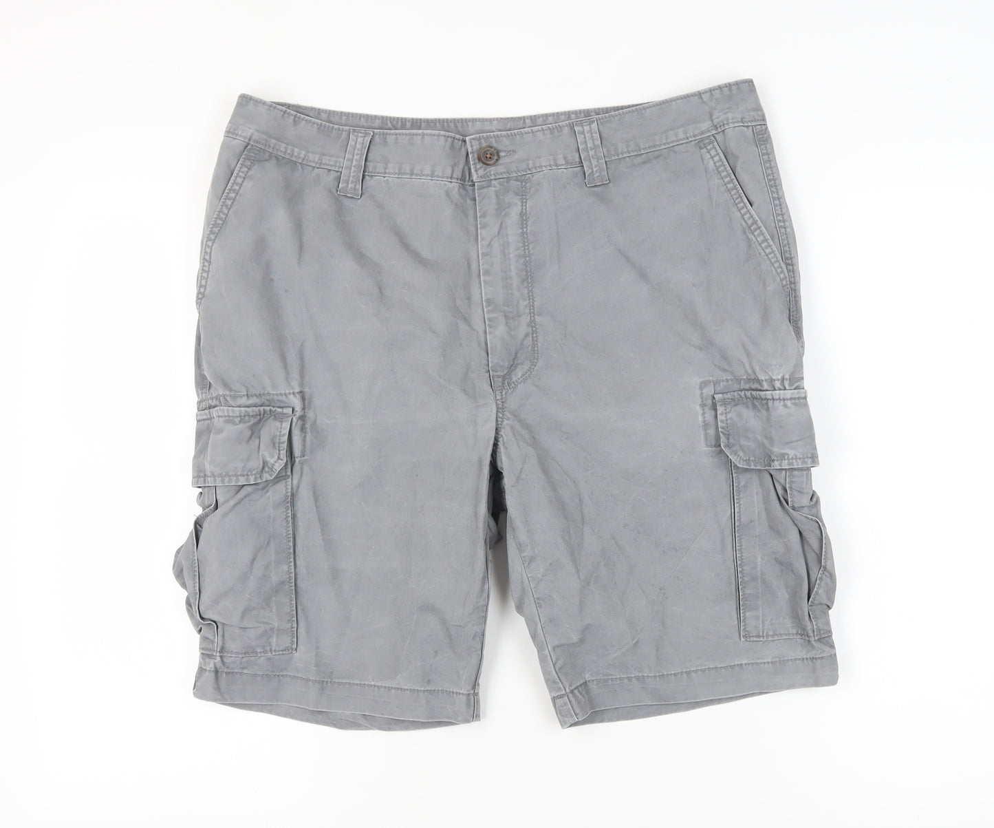 Marks and Spencer Men's Grey Cargo Shorts 38