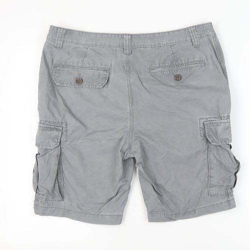 Marks and Spencer Men's Grey Cargo Shorts 38