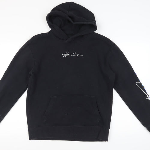 Hollister Unisex Black Hoodie, Medium, Casual Pullover