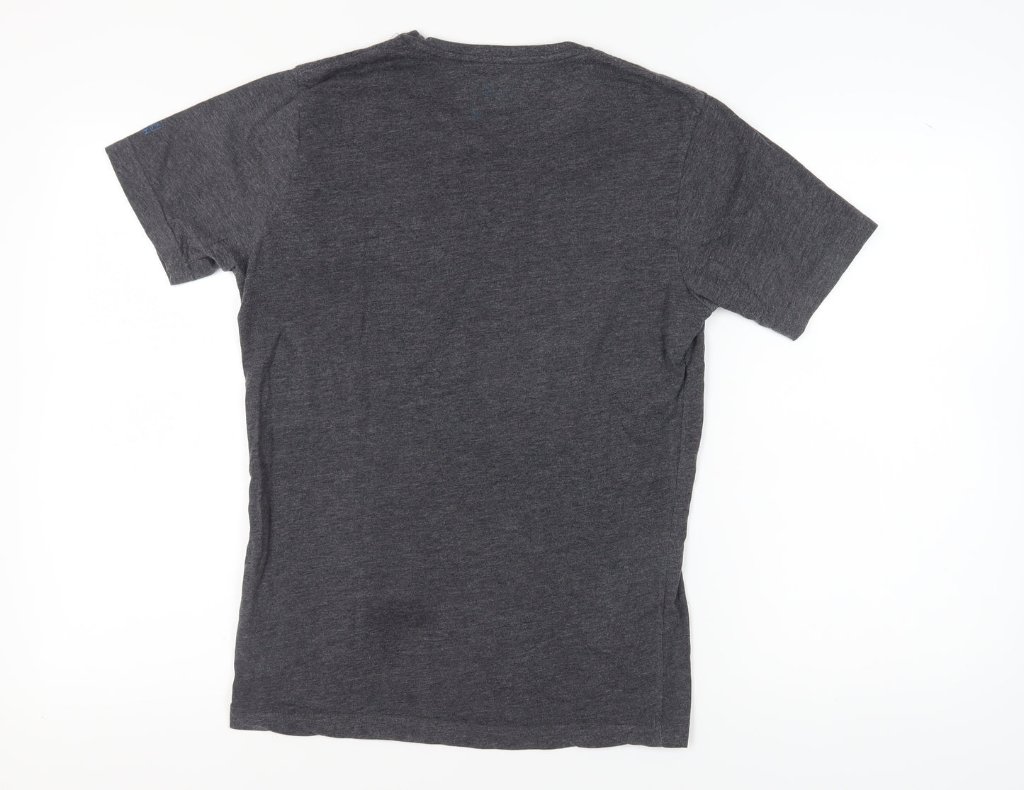Crosshatch Men's Grey Graphic T-Shirt S