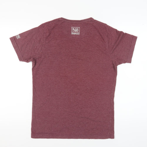 Crosshatch Men's Red Graphic Print T-Shirt Size S