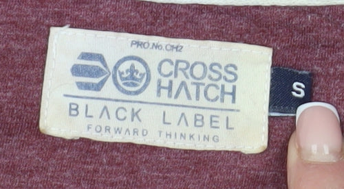 Crosshatch Men's Red Graphic Print T-Shirt Size S