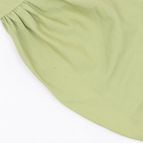 PrettyLittleThing One Sleeved Women's Green Dress Size 12