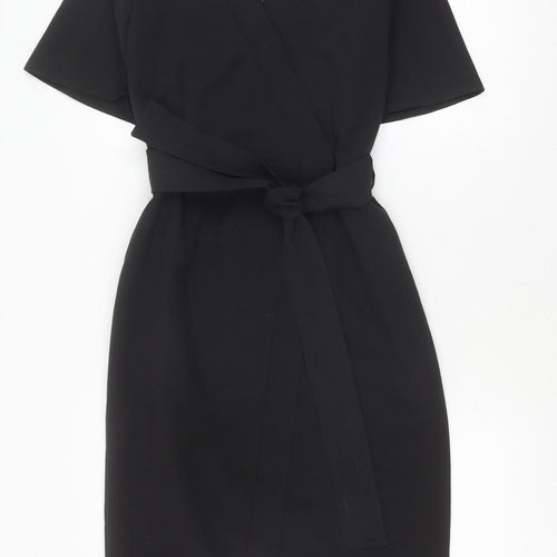 Warehouse Black Women's Dress, Size 14