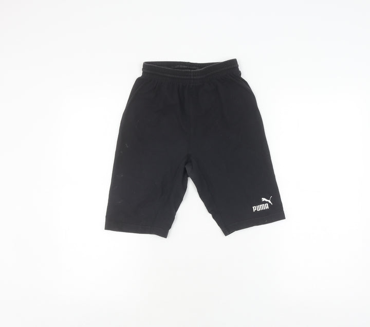 Puma Boys Black Compression Shorts M