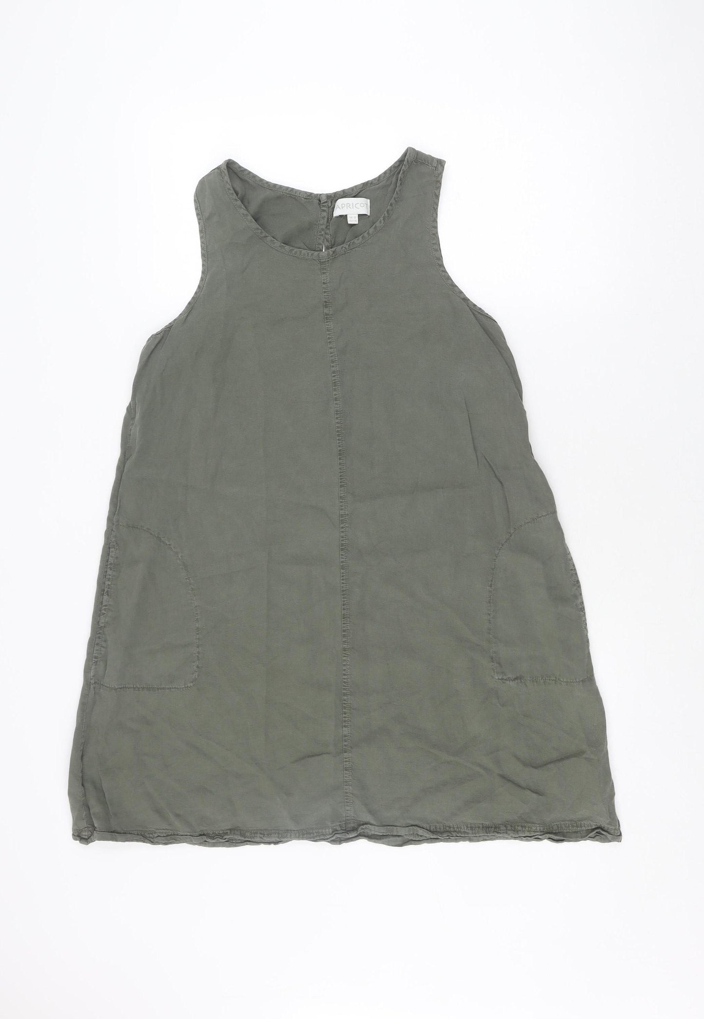 Apricot Women's Green Sleeveless Dress Size 12