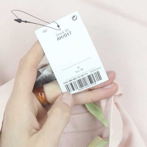 Next Women's Pink Chino Shorts Size 10