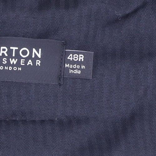 Burton Menswear Green Cotton Chino Trousers 48R