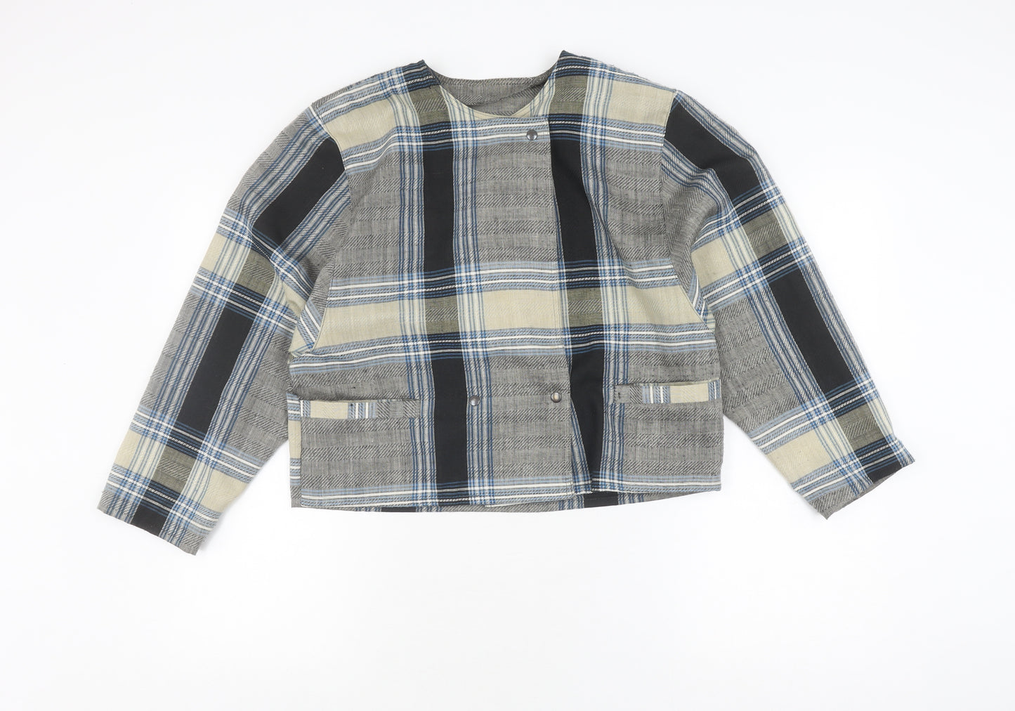 Kestilä Women's Multicoloured Plaid Jacket Size 8