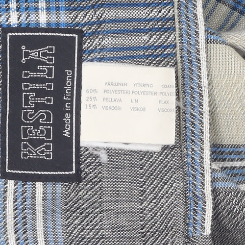 Kestilä Women's Multicoloured Plaid Jacket Size 8