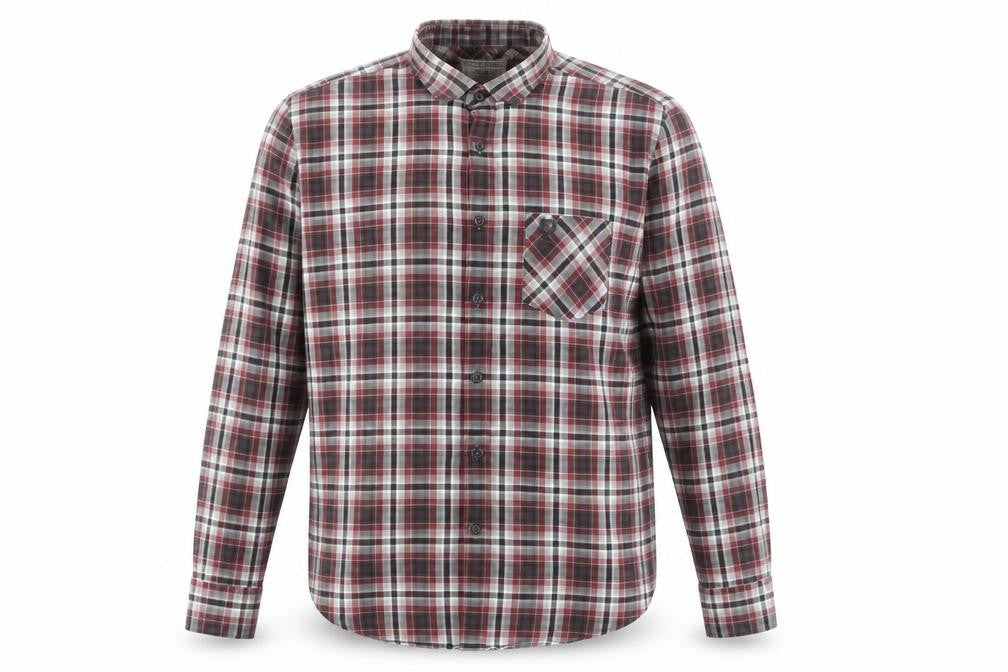 Front view of Racing Green Men's Multicoloured Plaid Shirt L