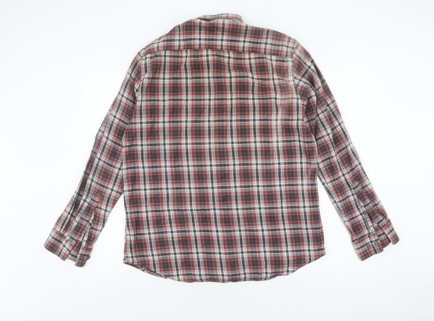 Racing Green Men's Multicoloured Plaid Shirt L