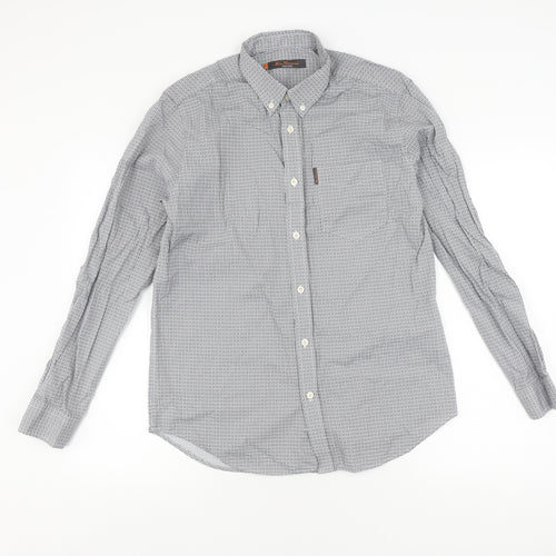 Ben Sherman Men's Medium Geometric Button-Up Shirt