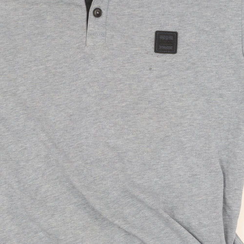 Hugo Boss Men's Grey Polo Shirt M Short Sleeve