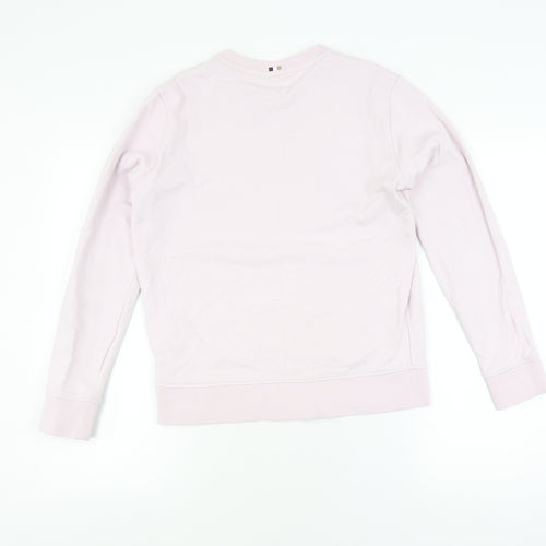 BOSS Women's Pink Pullover Sweatshirt, Size M, Casual Wear