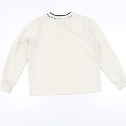 River Island White Pullover Sweatshirt, S, Unisex
