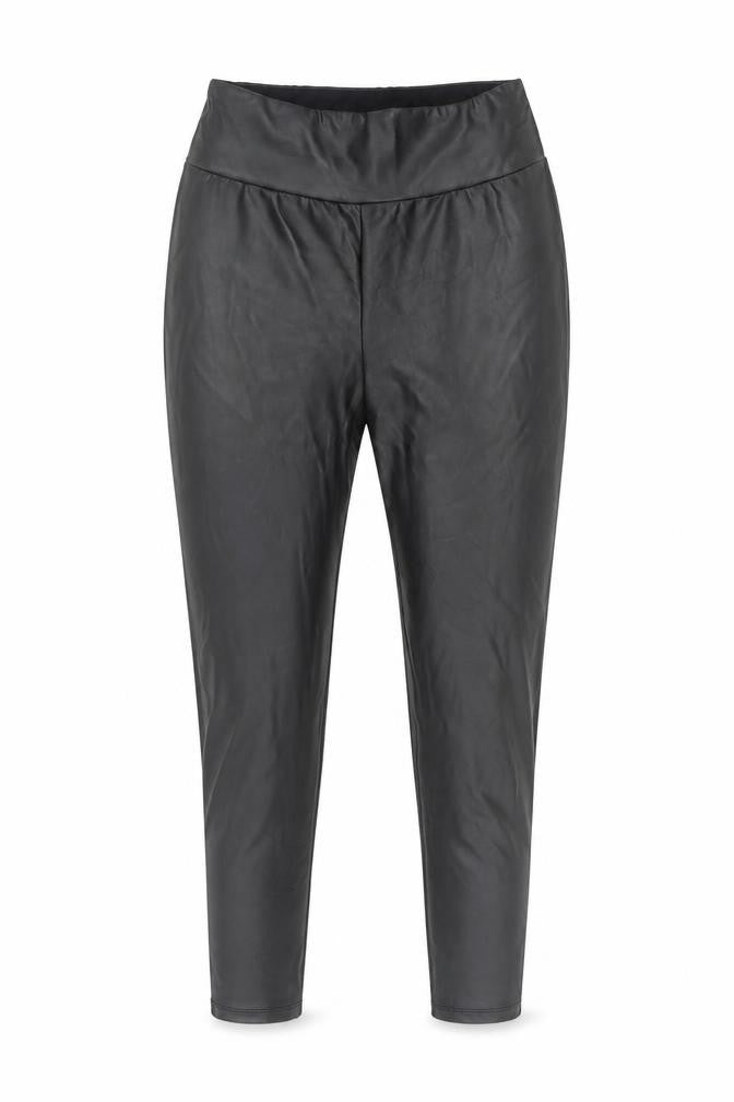 Front view of River Island Women’s Black Ankle Leggings, size UK 8