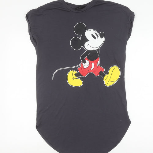 Disney Women’s Black Mickey Mouse T-Shirt XS - Casual