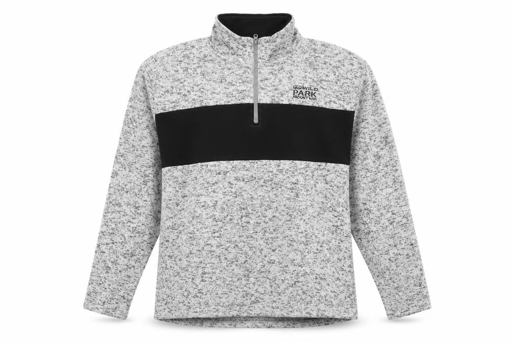 Front view of Atlasformen men’s grey pullover sweatshirt l