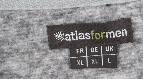 Atlasformen Mens Grey Pullover Sweatshirt L