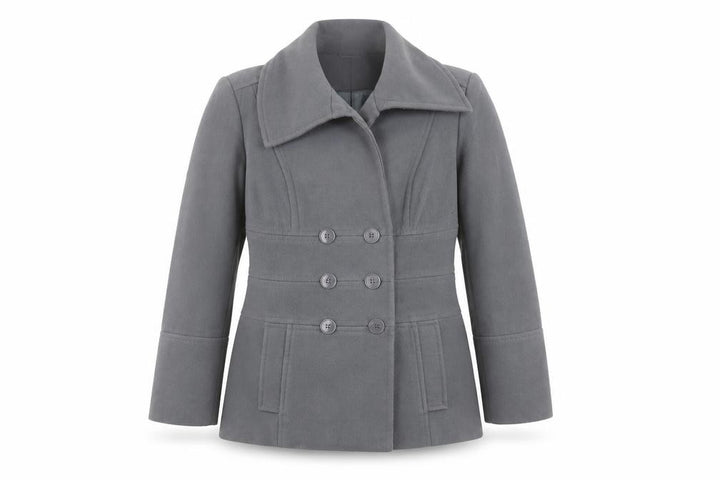 Debenhams Women's Grey Pea Coat Size 14