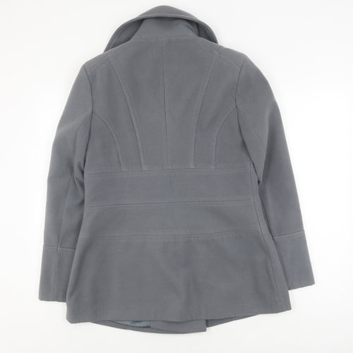 Debenhams Women's Grey Pea Coat Size 14