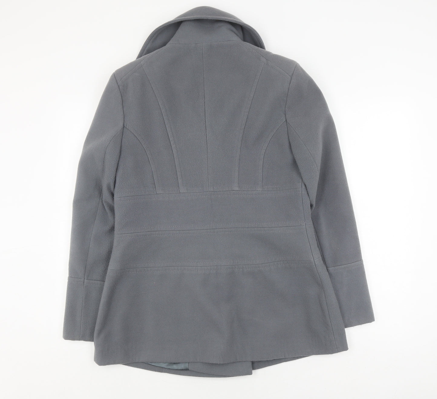 Debenhams Women's Grey Pea Coat Size 14