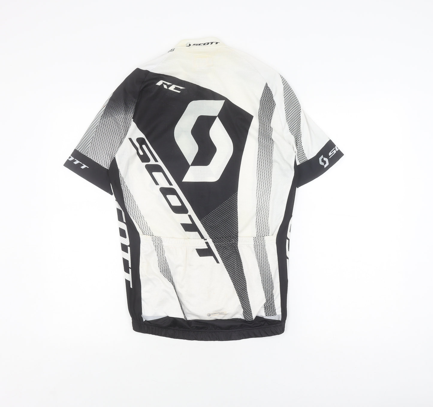 Scott Men's Cycling Jersey M Black White Athletic Fit