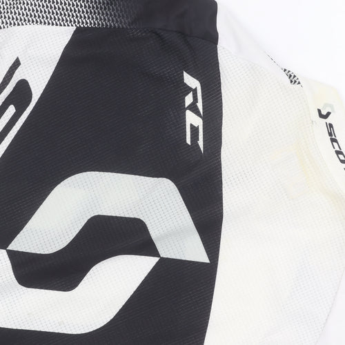 Scott Men's Cycling Jersey M Black White Athletic Fit