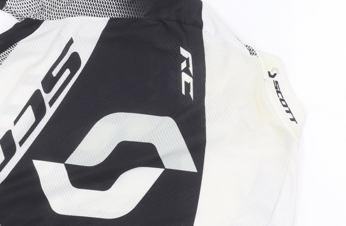 Scott Men's Cycling Jersey M Black White Athletic Fit