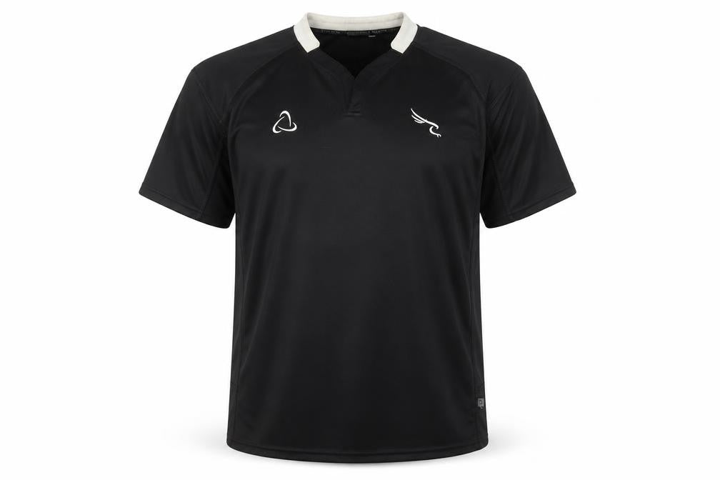 Falcons Men's Black 2XL Jersey V-Neck Short Sleeve Top