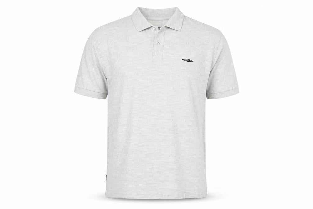 Umbro Men's Grey Polo Shirt 2XL Short Sleeve