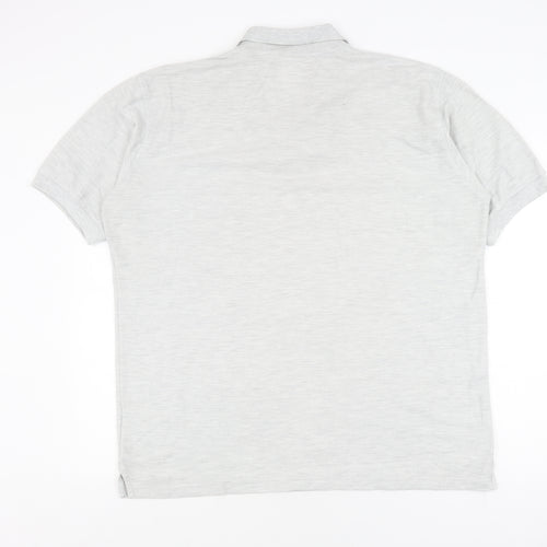 Umbro Men's Grey Polo Shirt 2XL Short Sleeve