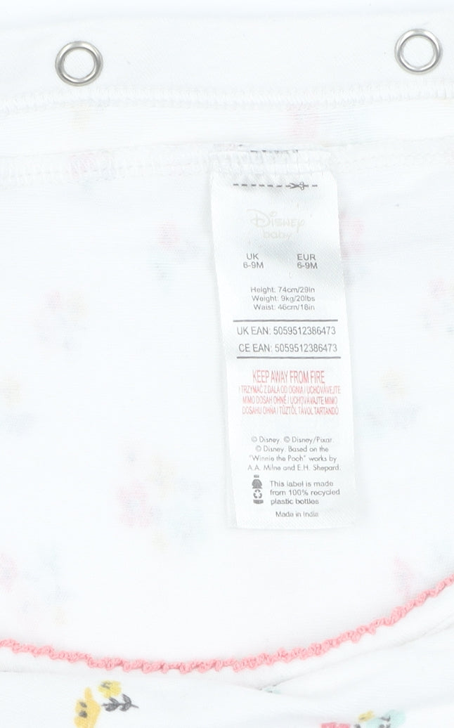 Disney Baby Minnie Mouse Floral Babygrow 6-9 Months Unisex