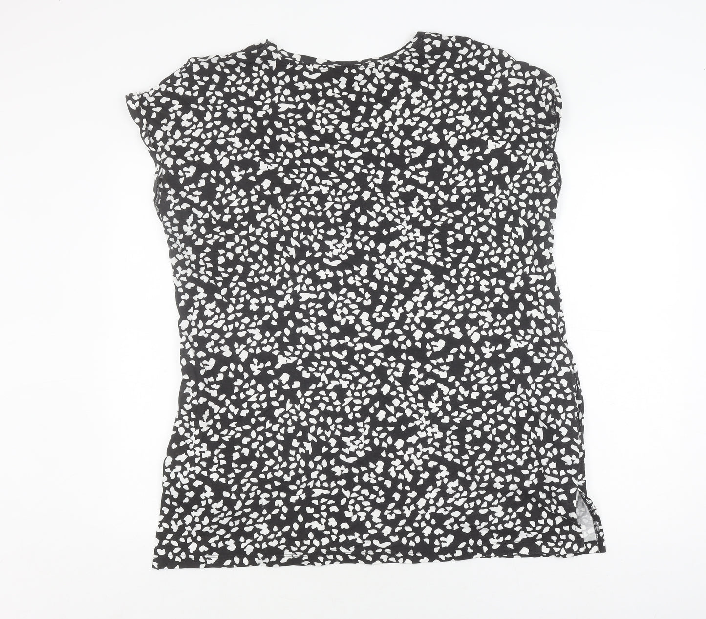 Dorothy Perkins Women's Black Animal Print T-Shirt Size 20