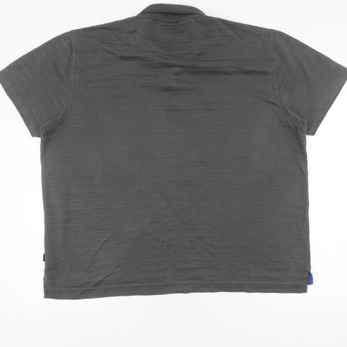 Stone Bay Men's Grey 2XL Golf Polo Shirt Short Sleeve