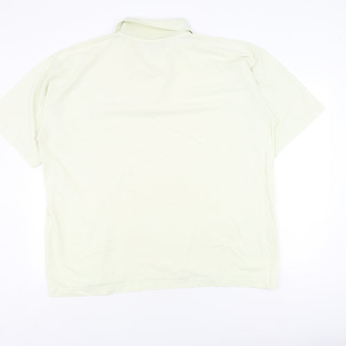 vanSon Men's White Polo Shirt XL Short Sleeve