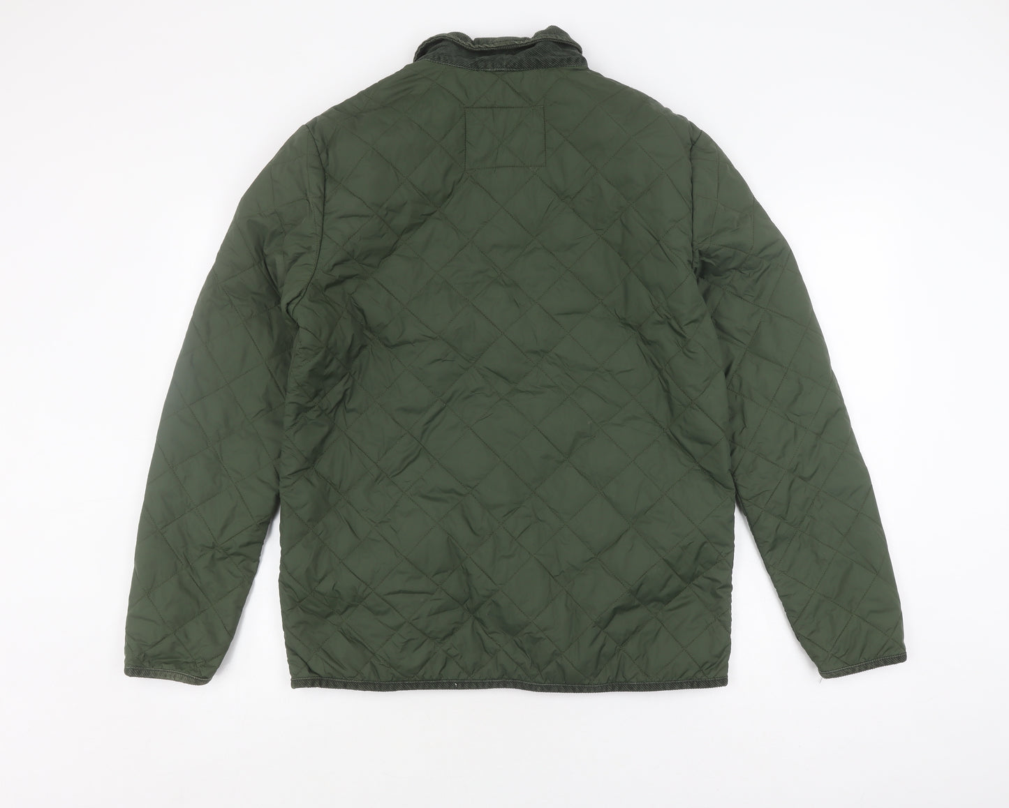 Jack Wills Women's Green Quilted Jacket S