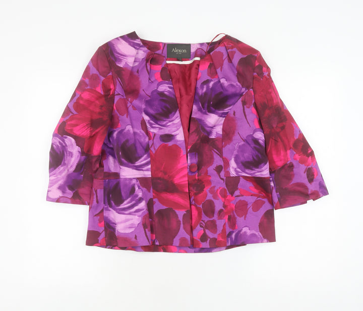Alexon Women's Multicoloured Size 16 Floral Suit Jacket