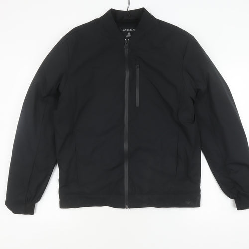 Autograph Men's Black M Basic Water Resistant Jacket