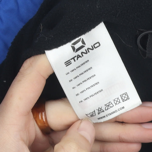 Stanno Boys Blue School Jacket Size 152 With Zipped Pockets