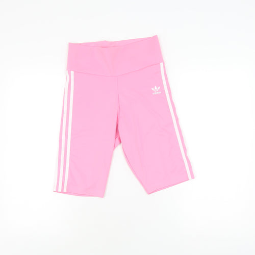 Adidas Women's Pink Athletic Gym Shorts Size 12