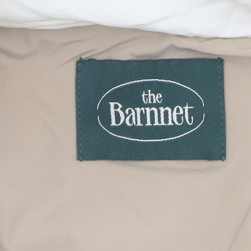 Women's White Puffer Jacket by The Barnet, Size 12, Winter Ready