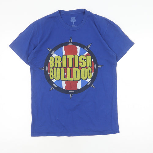 WWE British Bulldog Men's Blue T-Shirt Size S